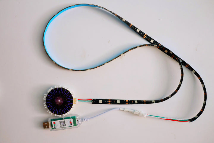 led firework light