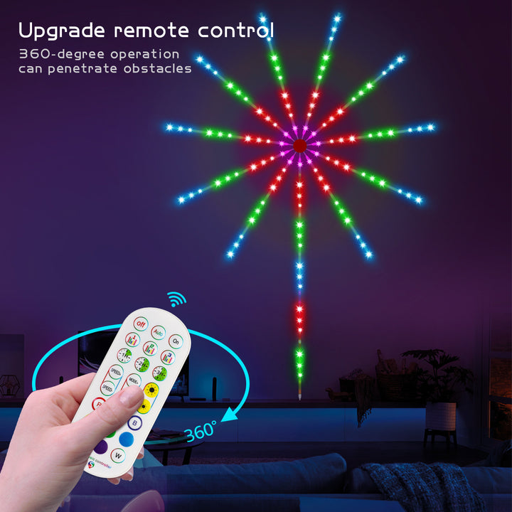 led firework light