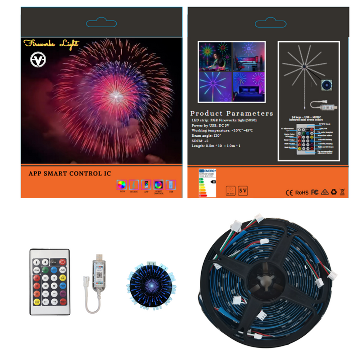 led firework light