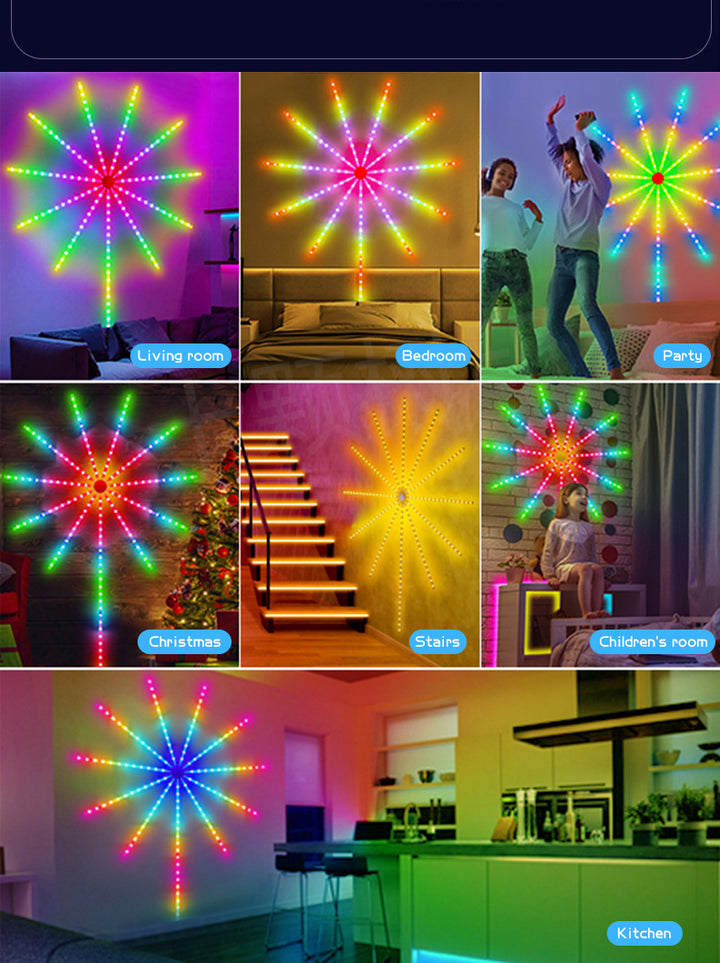 led firework light