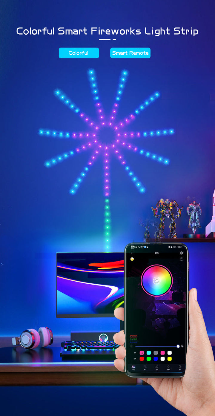 LED Firework Light Smart App Control - Valk-Tech