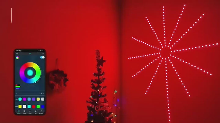 led firework light
