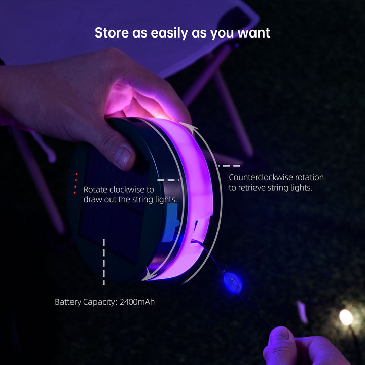 Outdoor Solar Storage Camping Light - Valk-Tech